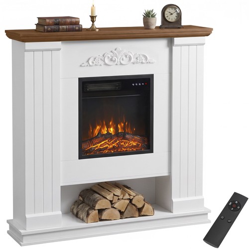Homcom 1800w camino elettrico - 1800w,